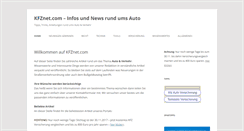 Desktop Screenshot of kfznet.com